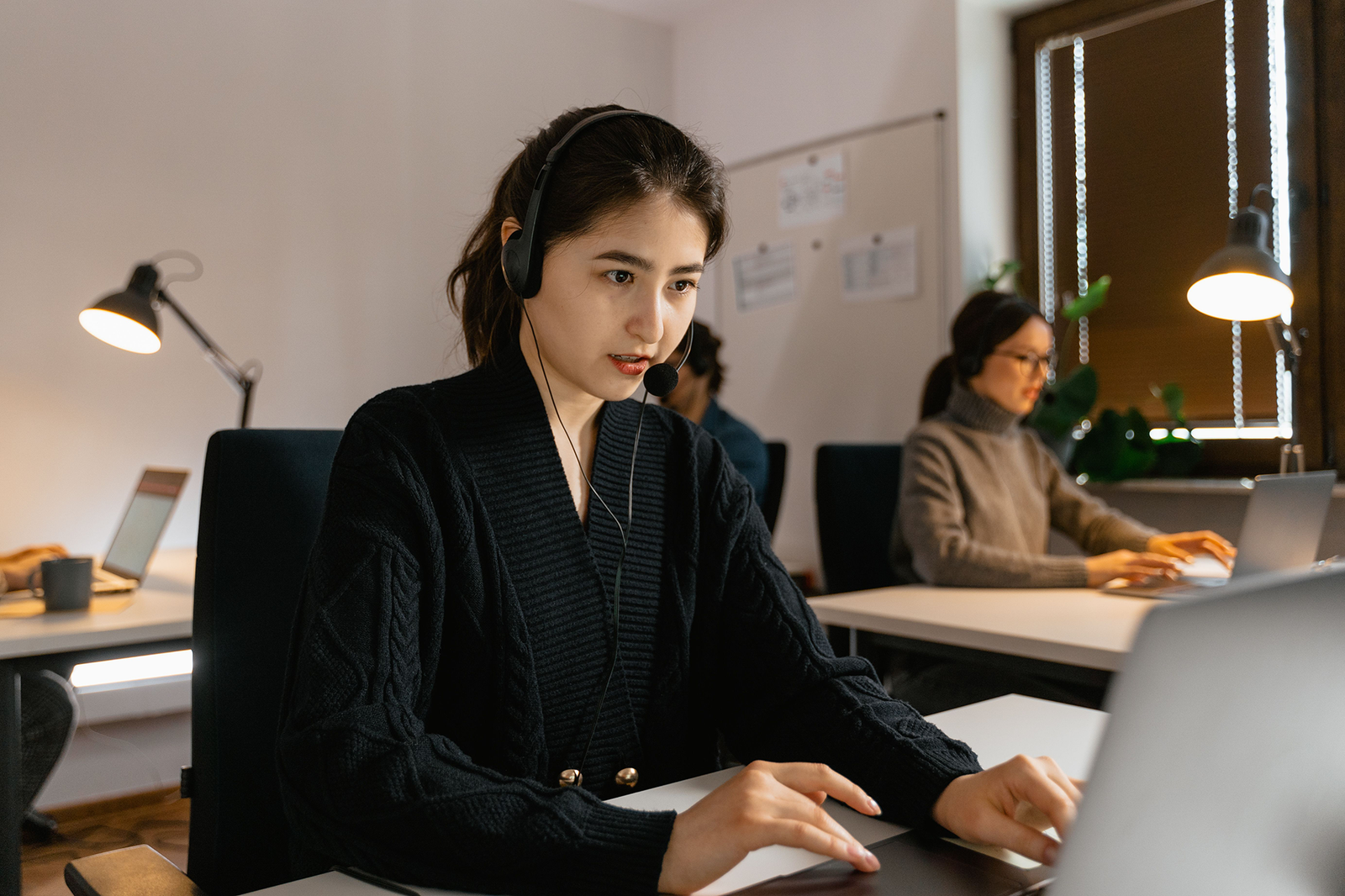 Chat support for home services