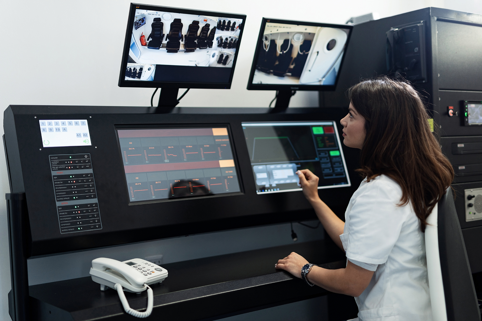 Remote camera monitoring team